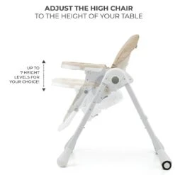 Kinderkraft High Chair 2in1 TUMMIE Beige -Kiddies Kingdom Store vgsey4 1 1