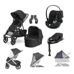 UPPAbaby VISTA V3 Travel System + Cloud G + Rotating Base – Jake