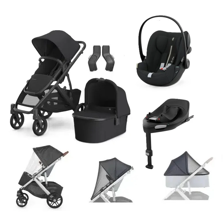 UPPAbaby VISTA V3 Travel System + Cloud G + Rotating Base – Jake 1 UPPAbaby VISTA V3 Travel System + Cloud G + Rotating Base – Jake