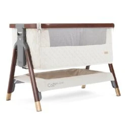 Tutti Bambini CoZee Luxe Bedside Crib – Walnut/Cream 14 Tutti Bambini CoZee Luxe Bedside Crib – Walnut/Cream -Kiddies Kingdom Store vmhkiy