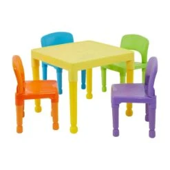 Liberty House Toys Multi-Coloured Table And Chairs 8 Liberty House Toys Multi-Coloured Table And Chairs -Kiddies Kingdom Store vnju6