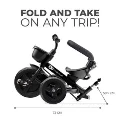 Kinderkraft Tricycle AVEO Malachite Grey -Kiddies Kingdom Store vsgE 12