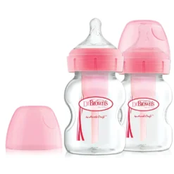 Dr Brown’s Anti-Colic Bottle 150ml Twin Pack Pink