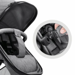 Hauck Melange Grey Atlantic Twin Joie Travel System -Kiddies Kingdom Store vxcvxv 6