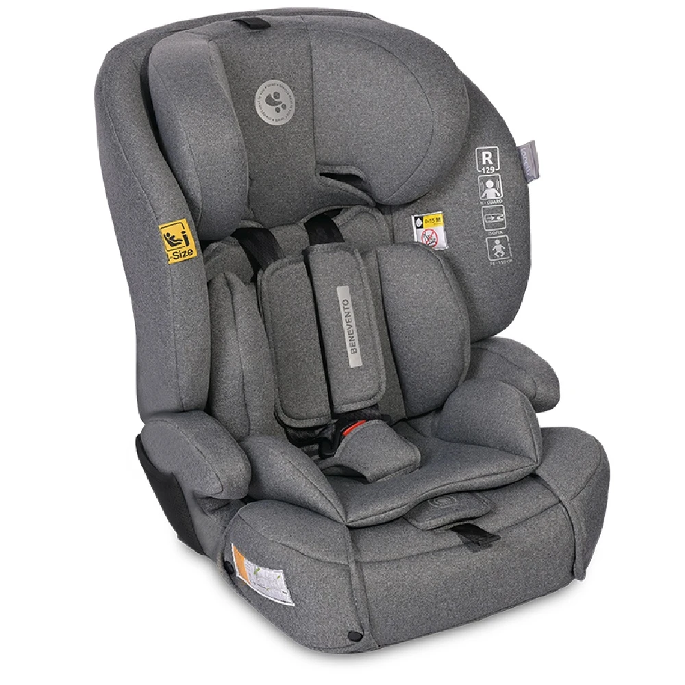 Lorelli Benevento ISOFIX Car Seat – Grey 1 Lorelli Benevento ISOFIX Car Seat – Grey