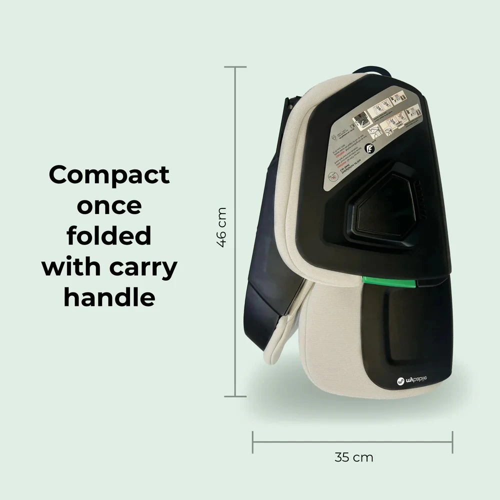 My Babiiei-Size (100-150cm) Compact High Back Booster Car Seat – Stone 3 My Babiiei-Size (100-150cm) Compact High Back Booster Car Seat – Stone - Image 3