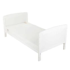 CuddleCo Juliet Cot Bed White -Kiddies Kingdom Store wJE mYNu