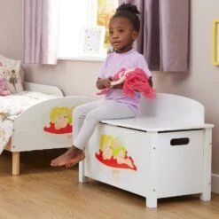Liberty House Toys Kid’s Wooden Fairy Toy Box -Kiddies Kingdom Store we45 1