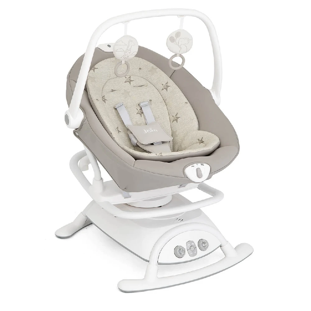 Joie Sansa 2in1 Infant Bouncer & Baby Rocker Cosmo Tan 1 Joie Sansa 2in1 Infant Bouncer & Baby Rocker Cosmo Tan