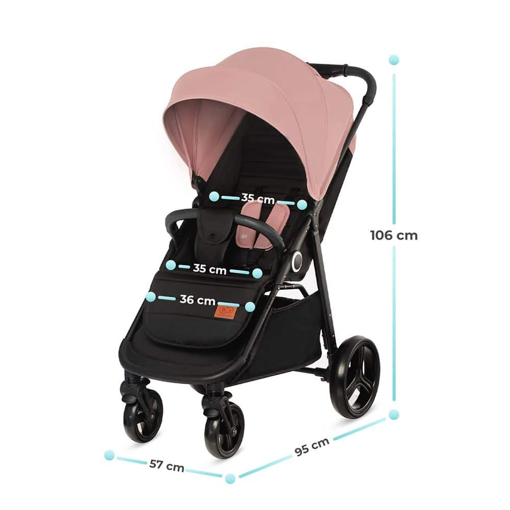 Kinderkraft GRANDE PLUS Pushchair Black 7 Kinderkraft GRANDE PLUS Pushchair Black - Image 7