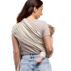 Tutti Bambini Boba Ring Sling Baby Carrier Pampas Beige -Kiddies Kingdom Store xdfrtgh