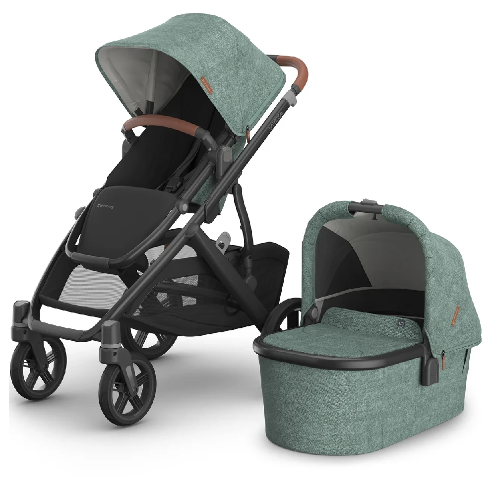 UPPAbaby VISTA V3 Double Pushchair And Carrycot – Gwen 6 UPPAbaby VISTA V3 Double Pushchair And Carrycot – Gwen - Image 6