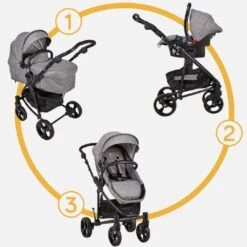 My Child Vamos Travel System Grey -Kiddies Kingdom Store yhtu6