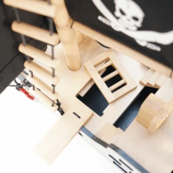 Le Toy Van Barbarossa Pirate Ship -Kiddies Kingdom Store yi 1 1