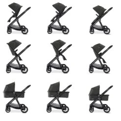 MeMore Pram And Pushchair – Black Espresso -Kiddies Kingdom Store yi77