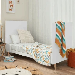 Tutti Bambini Fika 2 Piece Room Set – White/Light Oak -Kiddies Kingdom Store yju7t6i