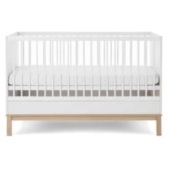 Obaby Astrid 4in1 2 Piece Nursery Room Set/Mattress – White -Kiddies Kingdom Store yki7