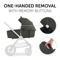 Hauck Walk N Care All In One – Dark Olive -Kiddies Kingdom Store yte57