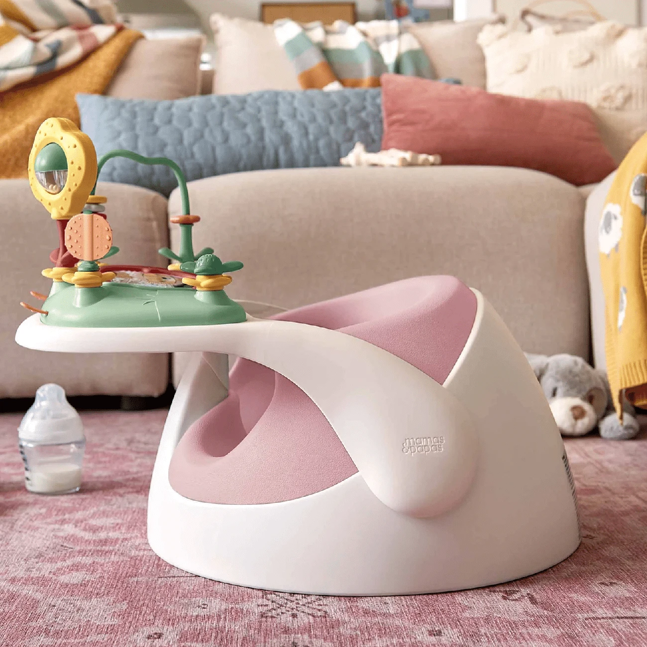 Mamas & Papas Snug Floor Seat With Activity Tray – Blossom 2 Mamas & Papas Snug Floor Seat With Activity Tray – Blossom - Image 2