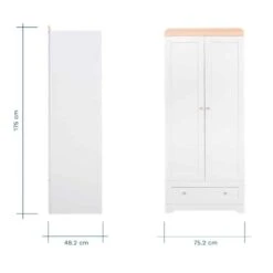 Tutti Bambini Rio 6 Piece Nursery Room Set With Shelves/Toy Box – Dove Grey/Oak -Kiddies Kingdom Store ytutyuy 2