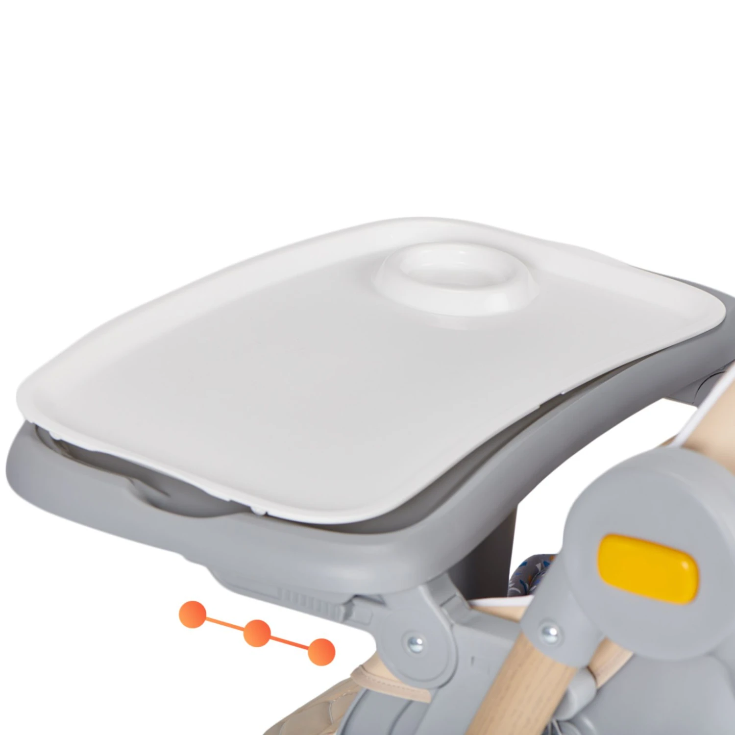 Kinderkraft High Chair LASTREE Grey 7 Kinderkraft High Chair LASTREE Grey - Image 7