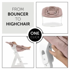Hauck Alpha Bouncer 2 In 1 – Bambi Rose -Kiddies Kingdom Store yuouy