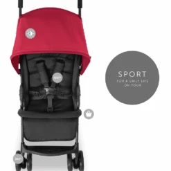 Hauck Red Sport Pushchair -Kiddies Kingdom Store yuy 3