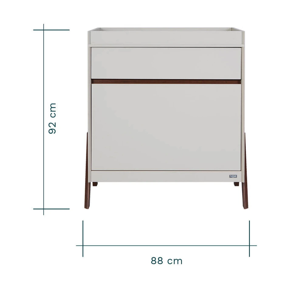 Tutti Bambini Fuori 2 Piece Room Set White Sand/Warm Walnut 3 Tutti Bambini Fuori 2 Piece Room Set White Sand/Warm Walnut - Image 3