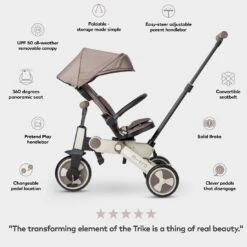 Micro Flexi Trike Latte -Kiddies Kingdom Store z cvb