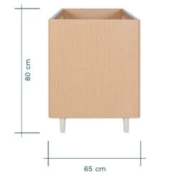 Tutti Bambini Fika 4in1 3 Piece Room Set – Light Oak/White Sand -Kiddies Kingdom Store zvDHry 1