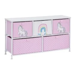 Liberty House Toys 5 Drawer Storage Chest Unicorn -Kiddies Kingdom Store zvgey4 1